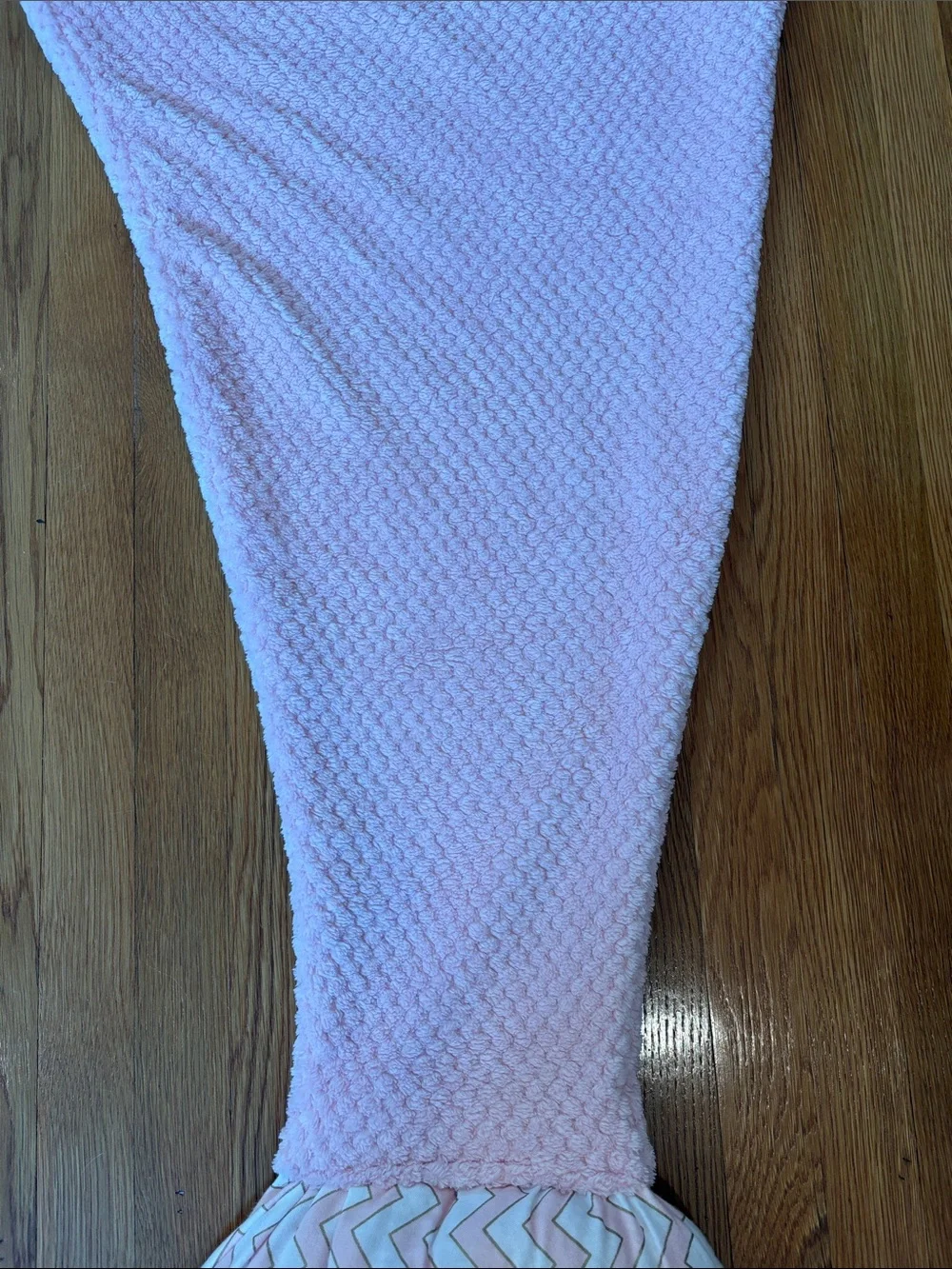 Handmade Pink, White & Gold Adult/Teen Mermaid Tale Blanket Sleeping Bag